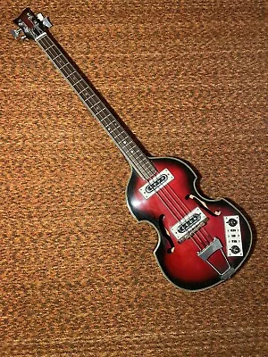 Vintage Violin Bass Guitar Circa 1983 With Cable • $170