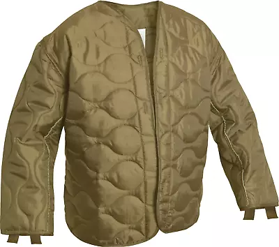 82920L Large M-65  Woobie Smoker Jacket  Coyote Field Liner Without Buttons (gtt • $35.99