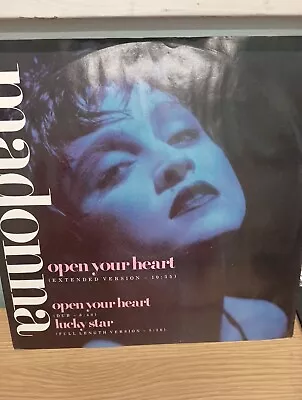 Madonna Open Your Heart 12 Inch Vinyl Single Record Vgc  • £4.75
