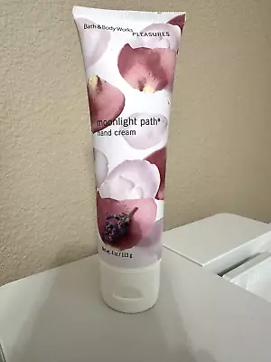 DISCONTINUED New Bath & Body Works Pleasures Moonlight Path Hand Cream 4 OZ RARE • $21