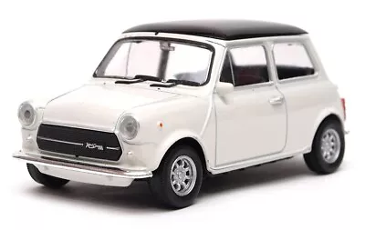 Mini Cooper 1300 British Legendary Car Model Metal Diecast Toy White 1:43 Welly • £9.99