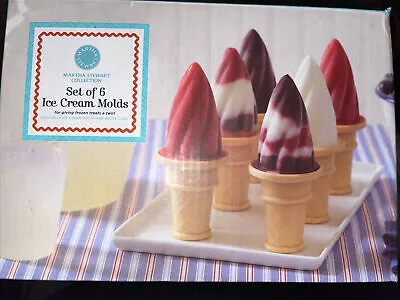 Martha Stewart Collection: Set Of 6 Ice Cream Molds • $31.15