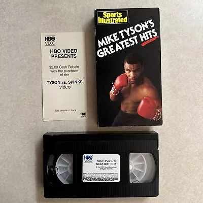 Mike Tyson's Greatest Hits VHS HBO Sports/Sports Illustrated 1988 • $12.99