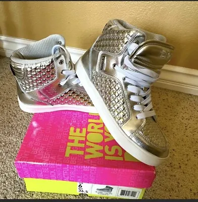 ZUMBA STREET BOSS High Top Shoes Metallic Silver • £191.92