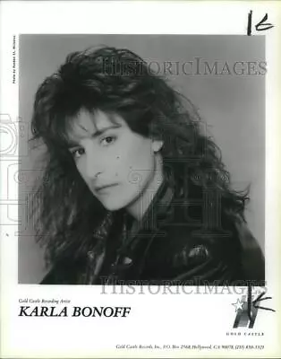 1988 Press Photo Karla Bonoff American Folk Rock Contemporary Singer Songwriter • $19.99
