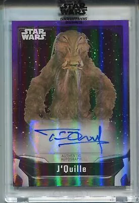 £22.99 • Buy Star Wars Signature Series 2021 Purple [99] Autograph A-TD Tim Dry As J'Quille