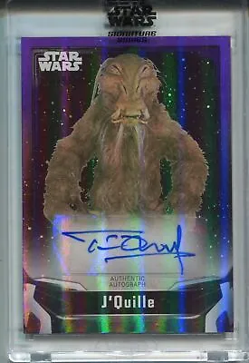 Star Wars Signature Series 2021 Purple [99] Autograph A-TD Tim Dry As J'Quille • £22.99
