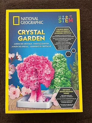 National Geographic Mega Crystal Growing Lab New In Box Educational Science Kit • £14.99