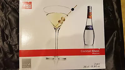 $9.99 • Buy Vacu Vin Martini Cocktail Glass (26 Cl / 8.80 Oz) - Set Of 2 NEW 