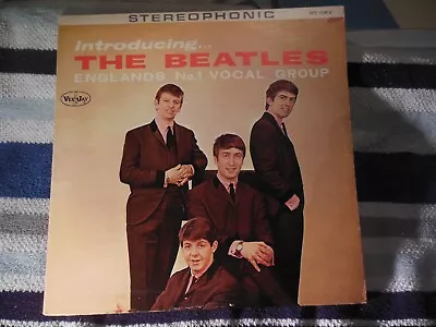 Introducing The Beatles Vee Jay SR 1062 Stereo Vinyl LP Stereophonic EX • $29.99