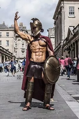 300 Spartan Costume Medieval Warrior Full Armor Suit Knight Wearable Armour Gift • $761.93