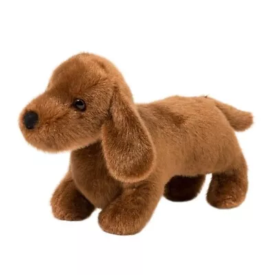 Douglas Dilly Dachshund Plush Toy Stuffed Animal 9” Wiener Dog Brown Hound Puppy • $13.99