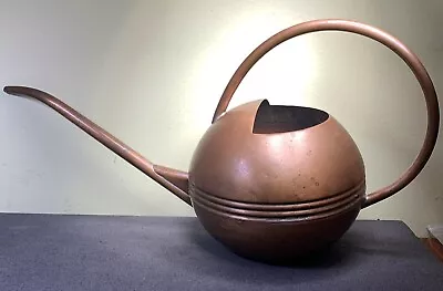 Smith And Hawken Art Deco Copper  Watering Can Turkey Old Mark! Vintage! • $75