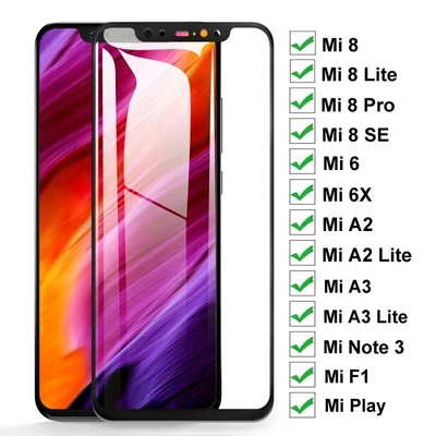 $8.79 • Buy Tempered Glass Screen Protector For Xiaomi Pocophone F1 Mi 8 SE Mi8 Pro 6...