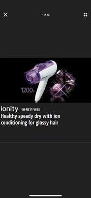 £175 • Buy Panasonic Hair Dryer Eh-NE11