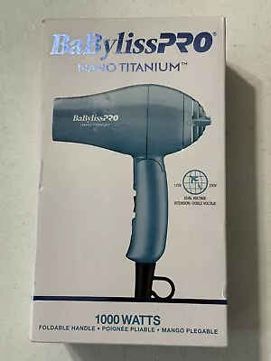 BaBylissPRO Nano Titanium Travel Hair Dryer | BNT053TUC • $23.22