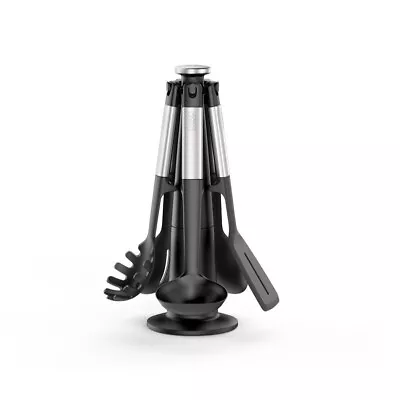 Joseph Joseph Elevate Silicone 5 Piece Carousel Set - Black • $124.95