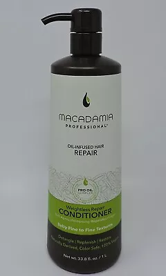Macadamia Professional Weightless Hair Repair Oil Infused Conditioner 33.8 Pump • $32.99