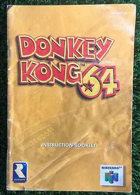 Donkey Kong 64 N64 MANUAL ONLY | NINTENDO 64 | FREE POSTAGE • $28.15