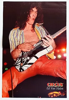 Eddie Van Halen Live~orig 1979 Centerfold Poster~vintage Magazine Pinup Clipping • $22.99