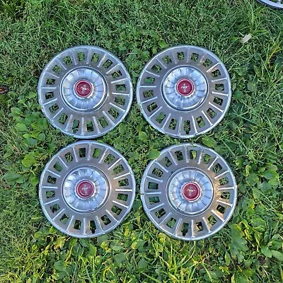 Set Of 4 Vintage OEM 14 Inch 1967 Ford Mustang Classic Hubcaps Wheel Covers GUC • $100