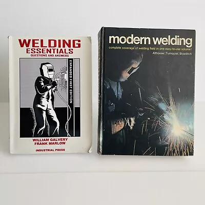 Modern Welding By Althouse Turnquist Bowditch HC (1970) + Welding Essentials PB • $44.10