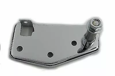 $48.18 • Buy Brake Pedal Mount Plate Rear Chrome For Harley Davidson By V-Twin