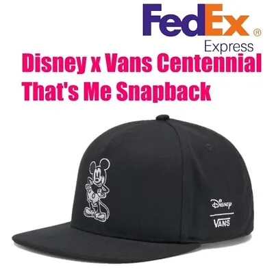 Disney X Vans Centennial That's Me Snapback_ Black • $49.99