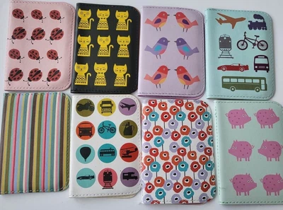 £2.89 • Buy TRAVEL CARD BUS PASS HOLDER WALLET RAIL CARD Stripe Pigs Poppy Ladybird Cat