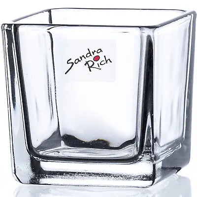 £13 • Buy Cube Square Vase - Clear - 6x6x6cm - Glass