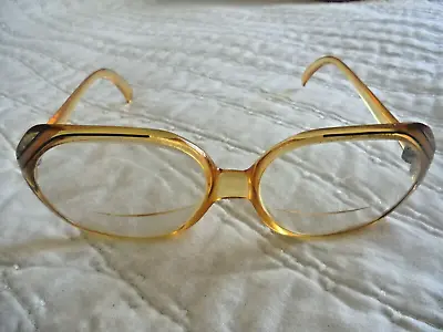$59.99 • Buy VINTAGE Christian Dior RARE Eyeglass Frames 2035-12 52 14 Yellow Brown Square De