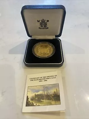 Royal Mint Coin Manchester Ship Canal Centenary 1894-1994 • £10