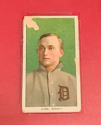 1909-11 T206 *Ty Cobb* Green Background Baseball Card PSA A Piedmont 150 Fact 25 • $5900