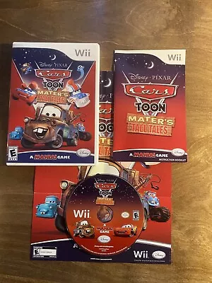 Cars Toon: Mater's Tall Tales (Nintendo Wii 2010) W Poster & Manual Tested • $5.99