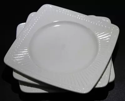 Mikasa Italian Countryside 8  Square Salad Luncheon Plates Round Center Set Of 3 • $25