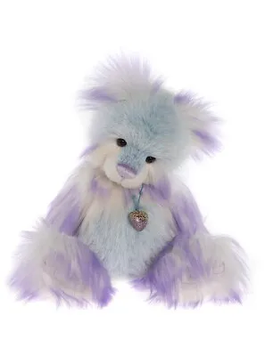 Charlie Bears 2023 Destiny Collectable Teddy Bear Purple Plush Toy • £95