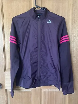 $20 • Buy Adidas Response Windbreaker XS Purple With Pink Detail As New Condition