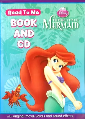 The Little Mermaid - Read To Me - 24 Page Story Book & CD (2012) Disney Sealed • $14.95