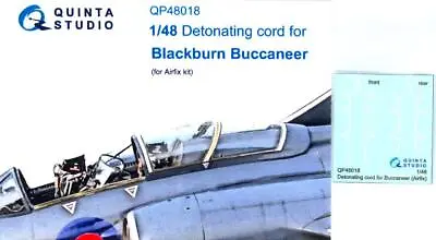 Quinta Studios 1/48 BLACKBURN BUCCANEER DETONATION CORD 3D DECAL SET Airfix • $3.99