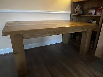 Solid Oak Dining Table And Chairs Used • £17.68