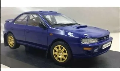 SunStar - Subaru Impreza STI WRX 1996 1/18 SCALE MODEL IN BLUE LIMITED 600 PC • £79.99