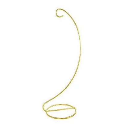 12  Brass Curve Down Ornament Stand Metal Gold Tone Christmas Decoration • $27.83