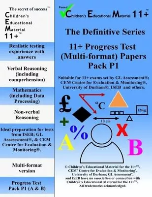 11+ Progress Test Pack P1 • $11.26