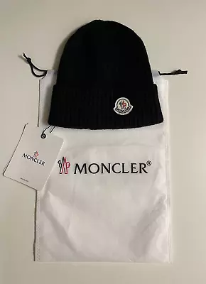 Moncler Beanie In Black Brand New With Tag & Montcler Bag • $54