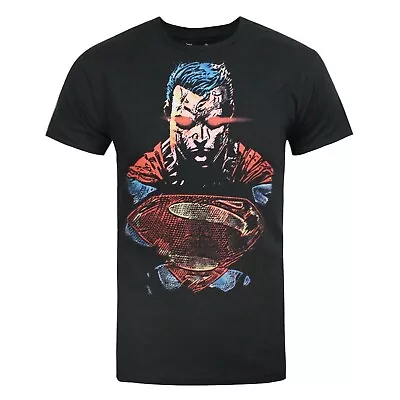 Jack Of All Trades Mens Man Of Steel Heat Vision Superman T-Shirt NS7695 • £19.47