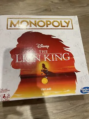 THE LION KING Monopoly Board Game SPECIAL EDITION With GOLD Color Tokens • $10