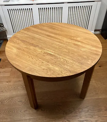 Laura Ashley Round Oak Table • £70