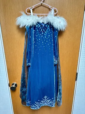 Elsa Dress - Disney Store Olaf's Frozen Adventure - Child's Size 7/8 • $39.99