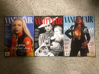 3 Vanity Fair Magazine Lot Fashion Women’s Magazines April May June 2021 • $10