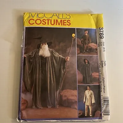 Wizard Mage Hobbit Gandulf Fantasy Jedi Costume Sewing Pattern Kids 3-8 • $9